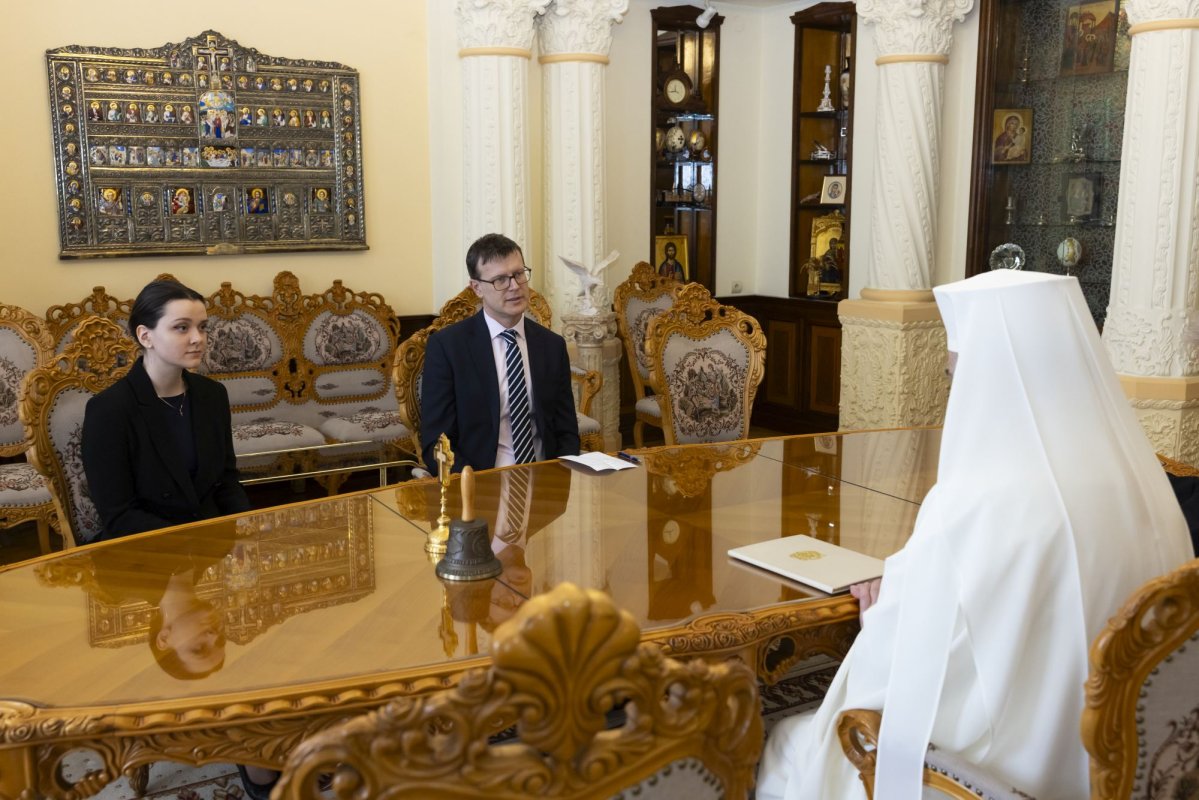 Noul ambasador al Regatului Unit al Marii Britanii și Irlandei de Nord în vizită de prezentare la Patriarhia Română 287898