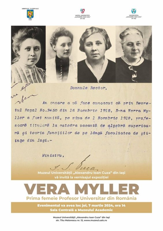Expoziție dedicată primei femei profesor universitar la Iași 287908