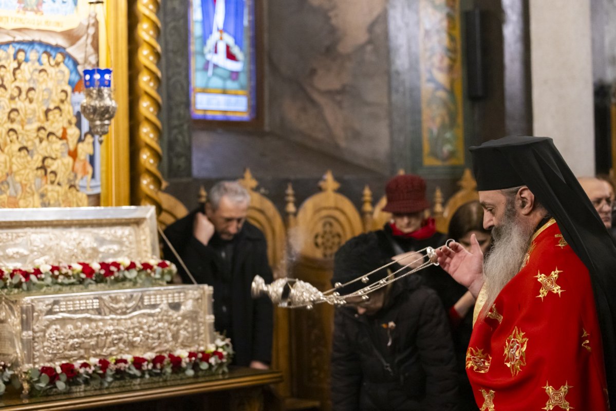Procesiune cu moaștele Sfinților 40 de Mucenici la Mănăstirea Antim 288212