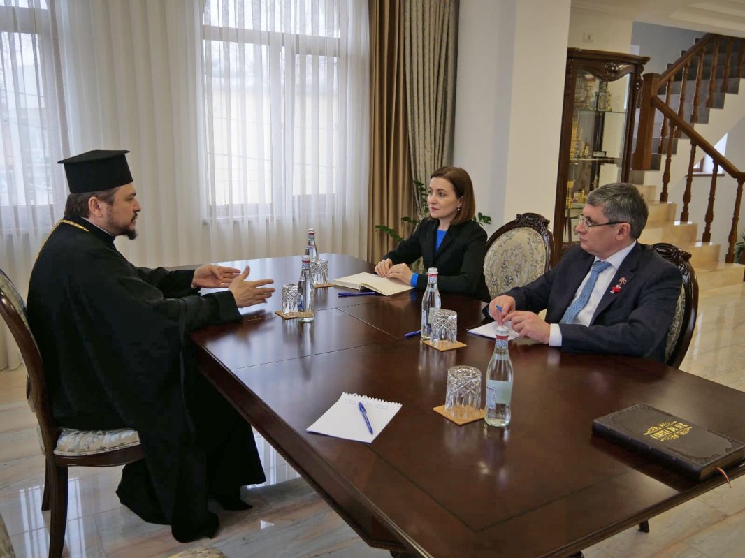 Președinta Maia Sandu a vizitat Centrul eparhial din Cahul 288999