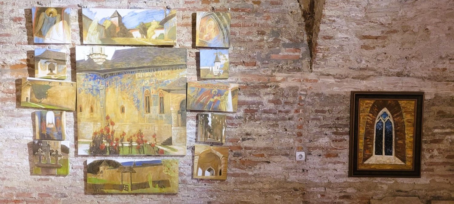 Spații sacre redate în acuarele pe pânză 292069