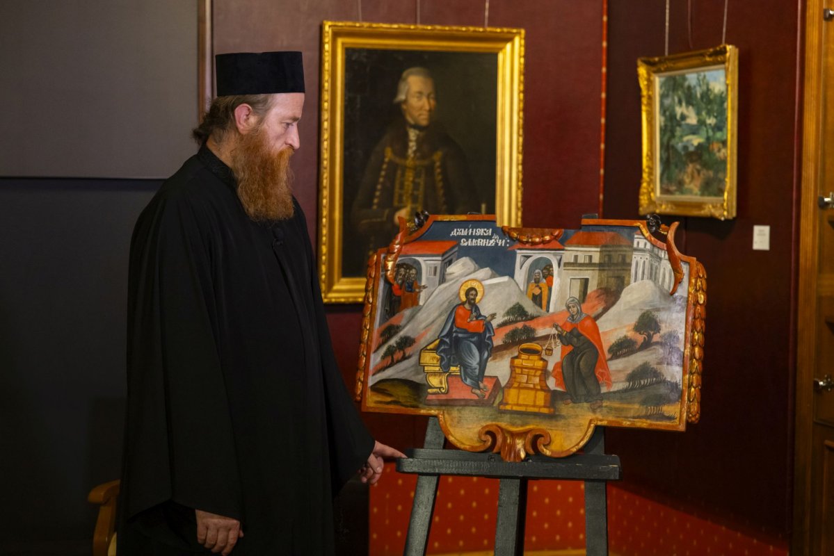 Icoană prețioasă revenită în patrimoniul muzeal al Mănăstirii Cernica 294008