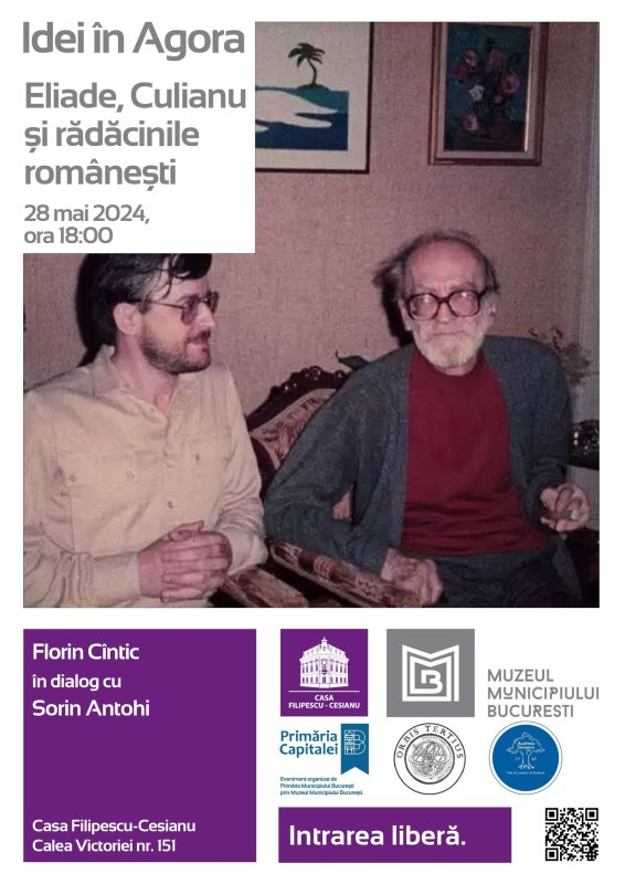 Conferință despre Eliade și Culianu la București 295611