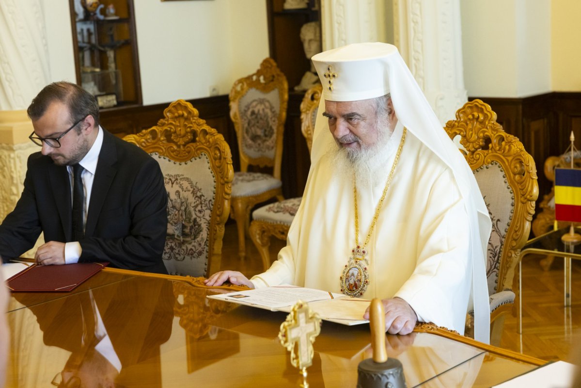 Ambasadorul Germaniei în vizită la Patriarhia Română 297523