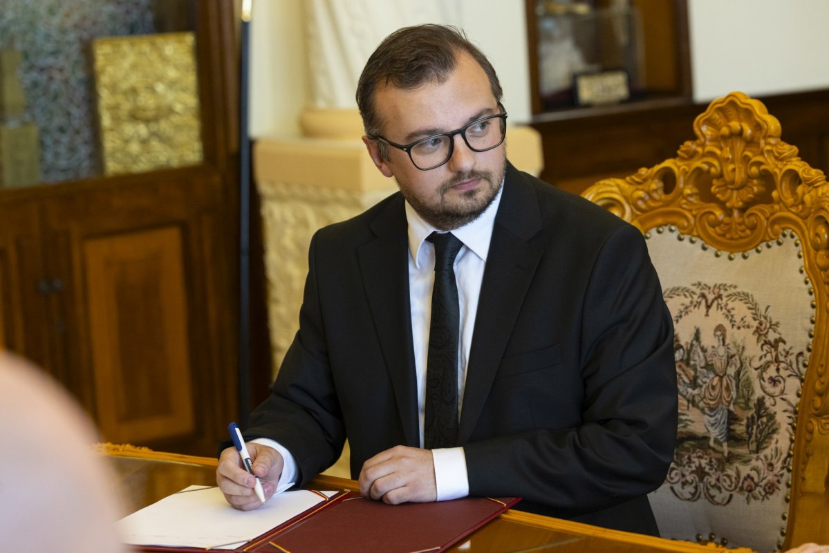 Ambasadorul Germaniei în vizită la Patriarhia Română 297524