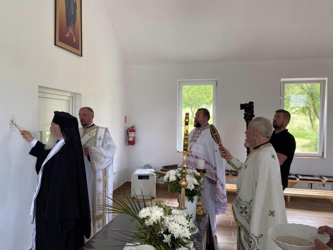 Binecuvântarea lucrărilor la biserica ortodoxă ucraineană din Remeți, Maramureş 298487