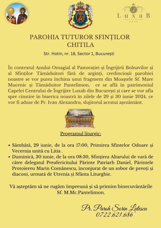  Eveniment duhovnicesc la Parohia „Tuturor Sfinților”-Chitila 301148