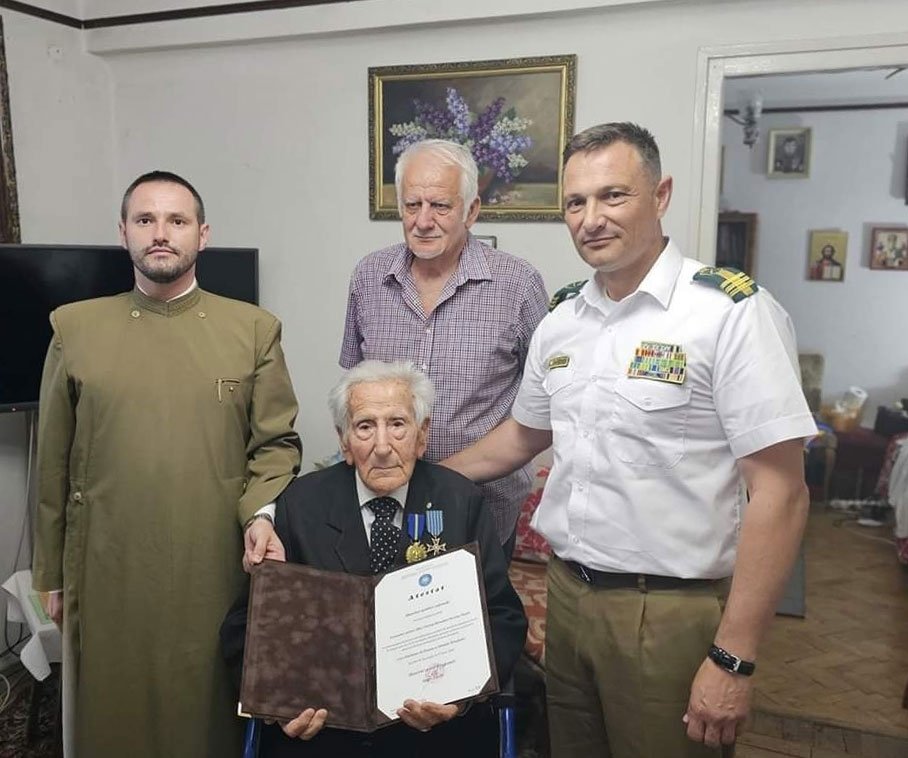 Distincție pentru un veteran de război lugojean  303428