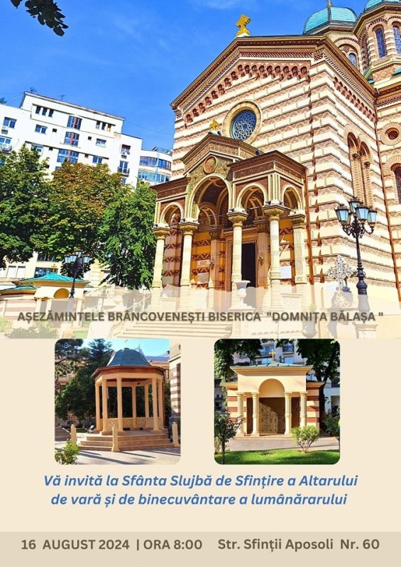 Un nou Altar de vară și lumânărar la Biserica Domnița Bălaşa din Capitală  305823