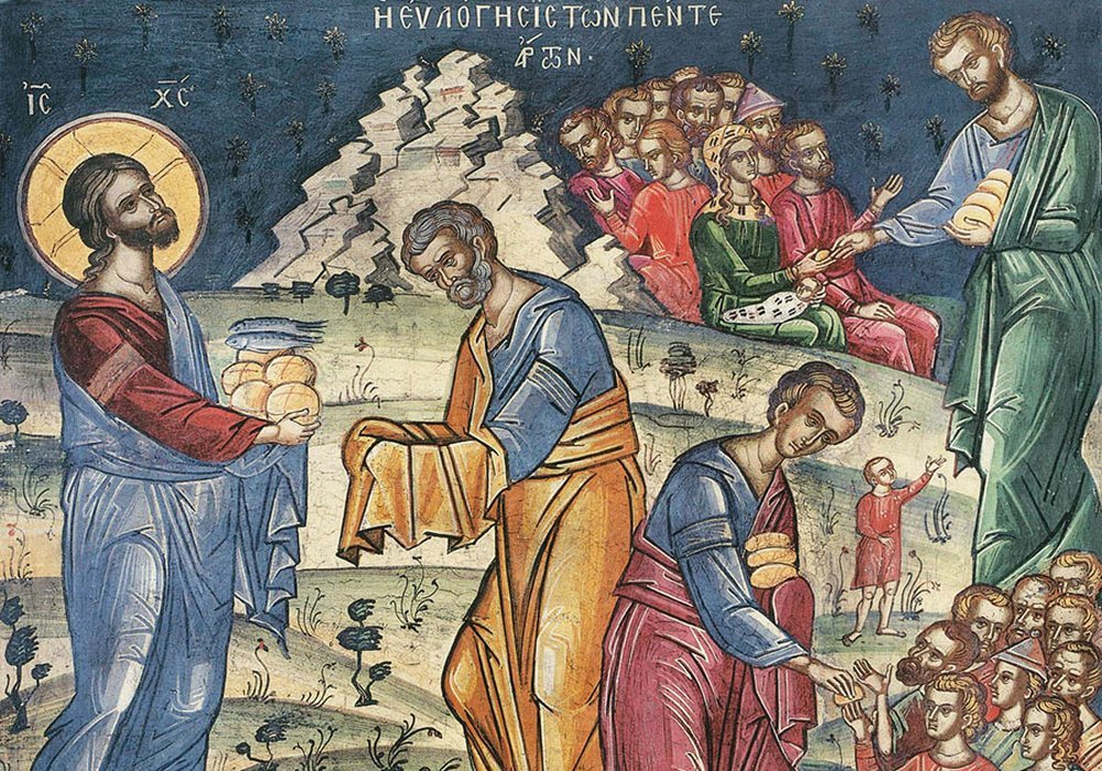 Înmulţirea pâinilor - prefigurare a Sfintei Euharistii 305489