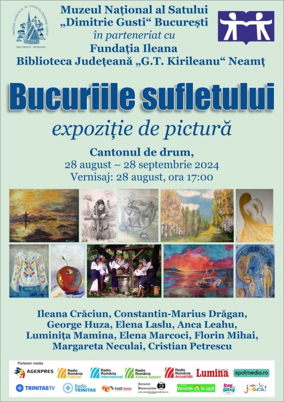 Zece pictori amatori expun la Muzeul Satului „Dimitrie Gusti” 306787