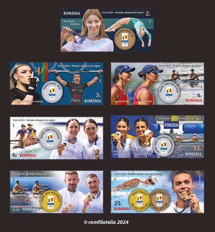 Omagiu filatelic adus sportivilor medaliați la Paris 306849