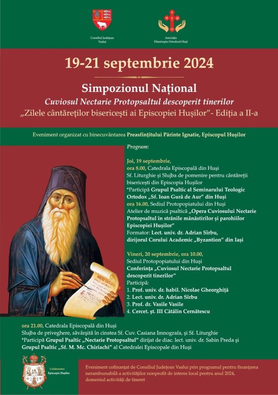 Simpozion dedicat Cuviosului Nectarie Protopsaltul la Huși 308465