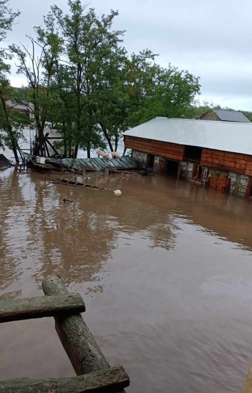 Peste 5.500 de gospodării aflate sub ape la Galați 308761