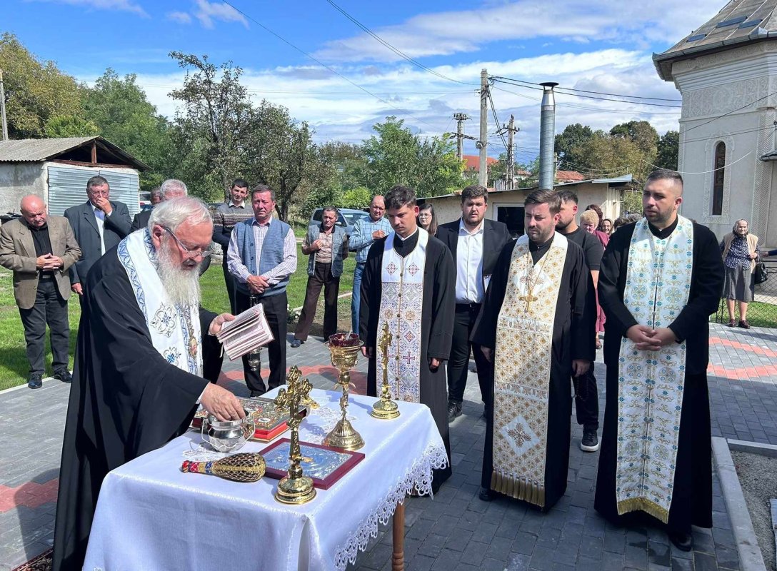 Binecuvântarea lucrărilor efectuate la casa parohială a Parohiei Mociu II 309087