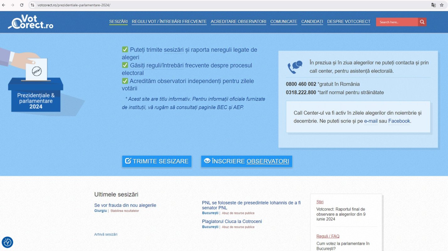 Platformă dedicată alegerilor 309510