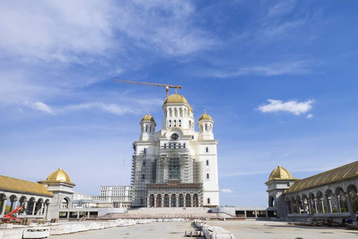 Șantierul Catedralei Naționale la început de toamnă 309862