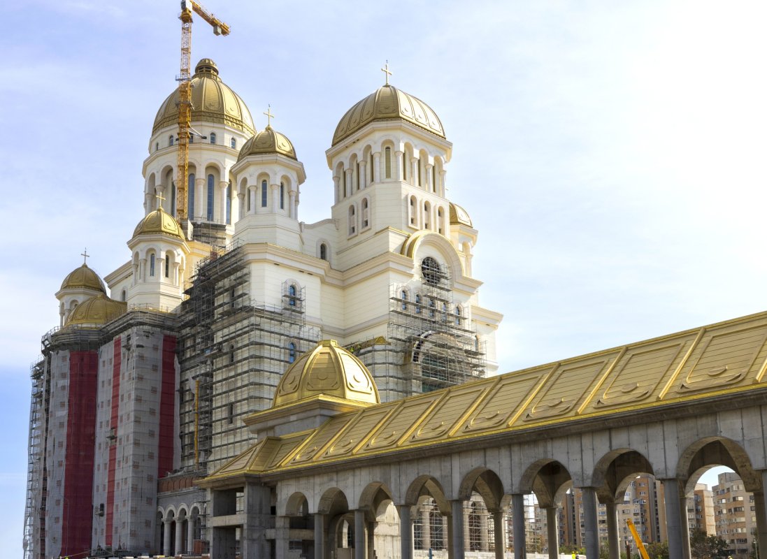 Șantierul Catedralei Naționale la început de toamnă 309864