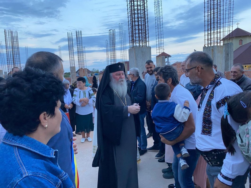 Piatră de temelie pentru biserica Parohiei Săcălaz II 310419