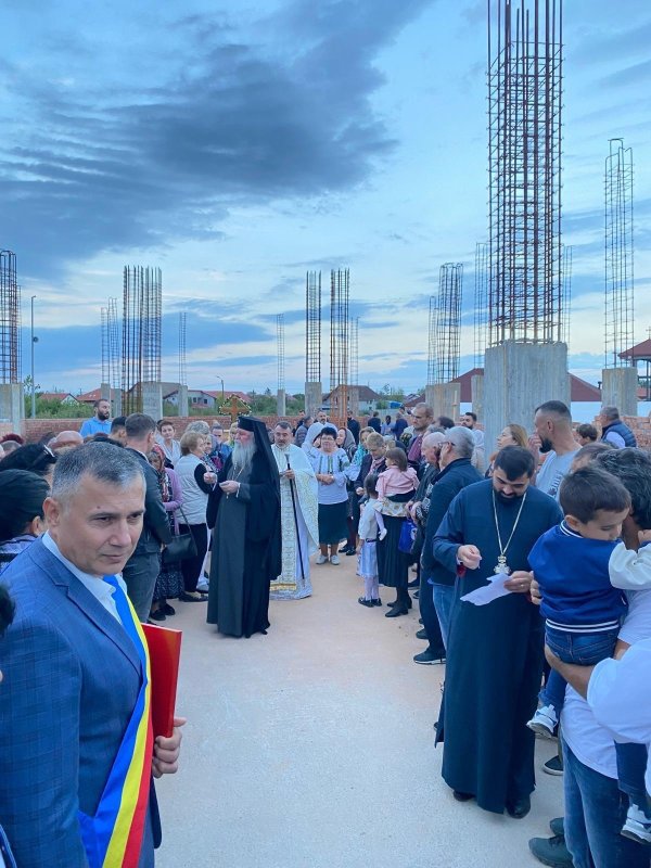 Piatră de temelie pentru biserica Parohiei Săcălaz II 310420