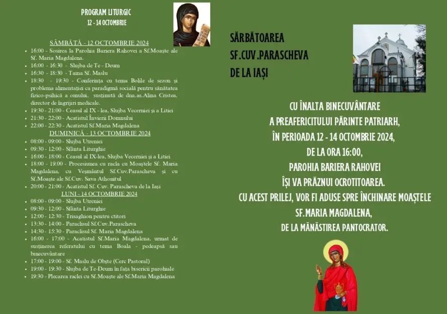 Moaștele Sfintei Mironosițe Maria Magdalena vor ajunge în Capitală 311206