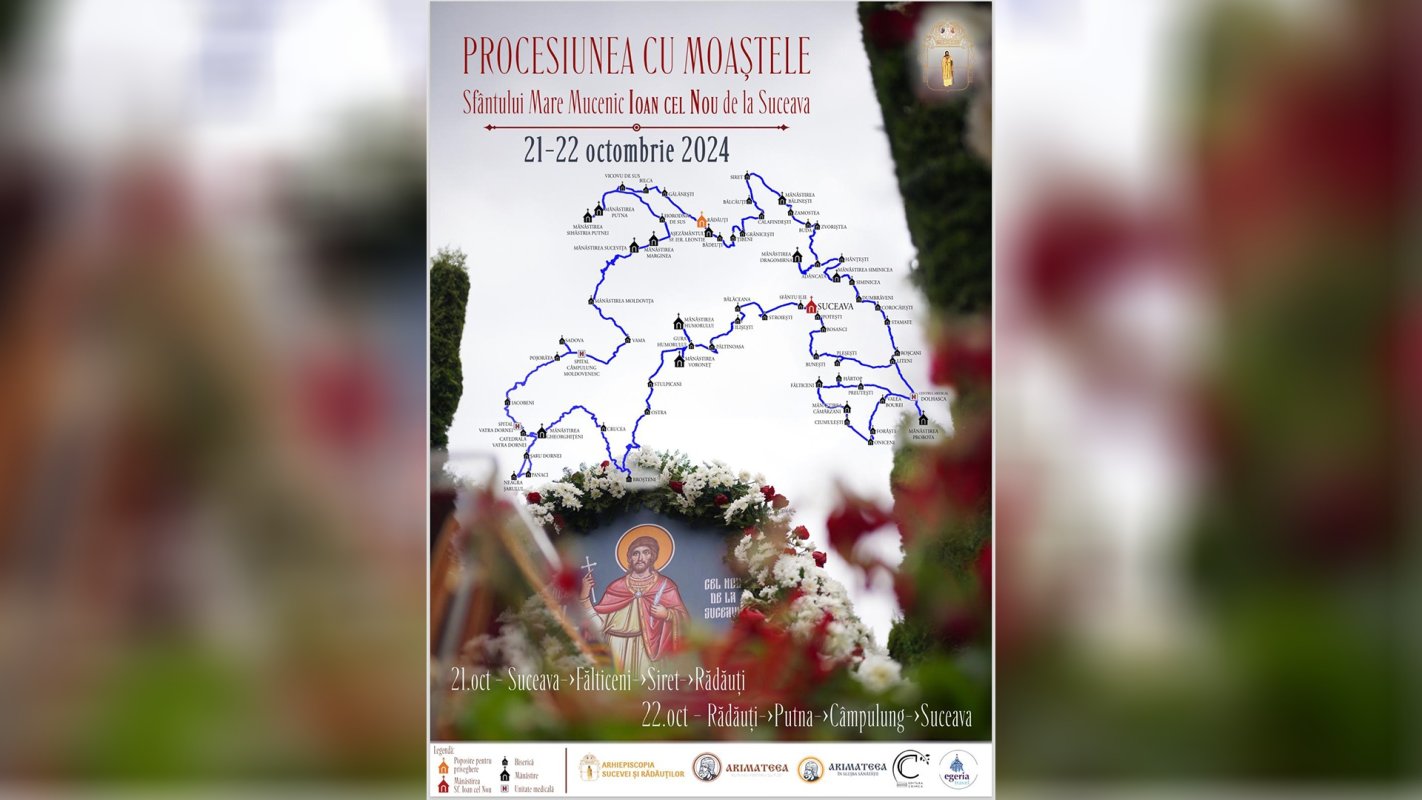 Moaștele Sfântului Ioan cel Nou în pelerinaj în Arhiepiscopia Sucevei și Rădăuților 312087