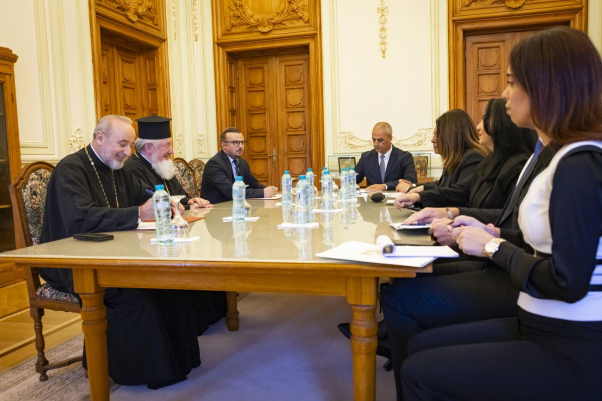 Autorități de stat din Palestina în vizită la Patriarhia Română 312204