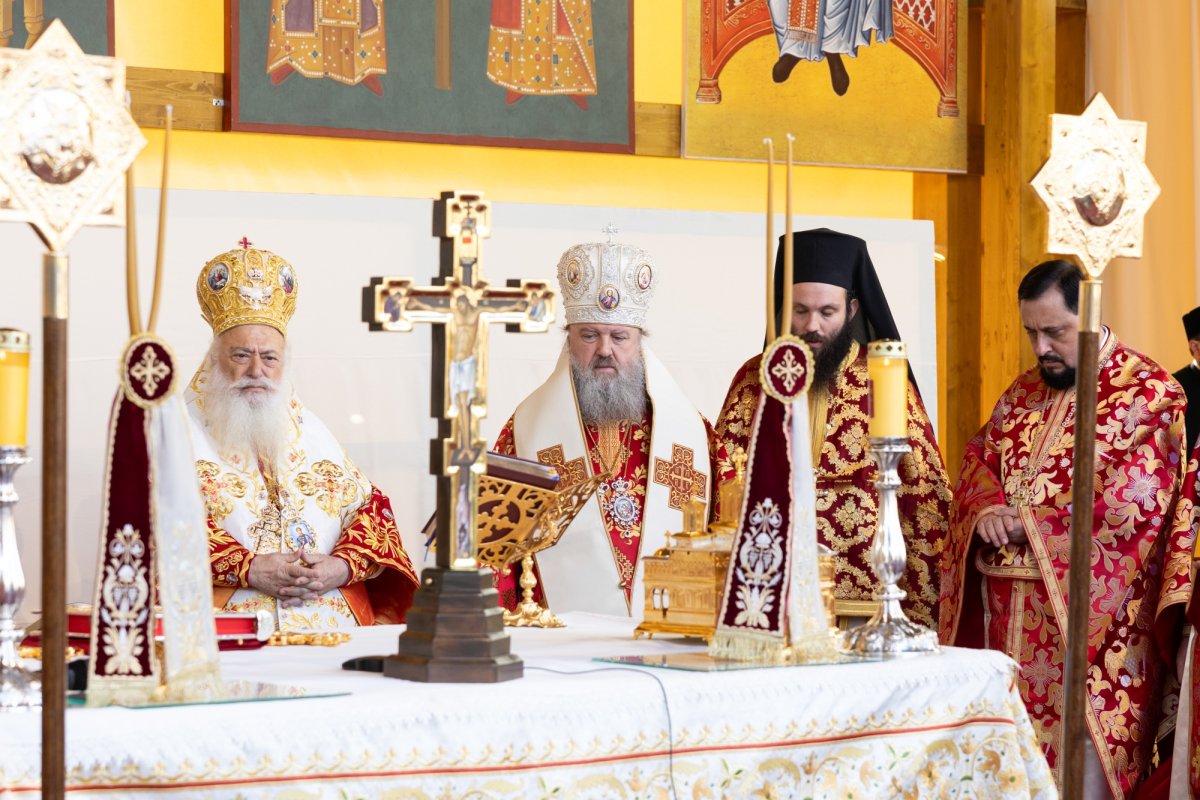 Mucenicul Dimitrie cinstit la București de Arhiepiscopul Ciprului 313298