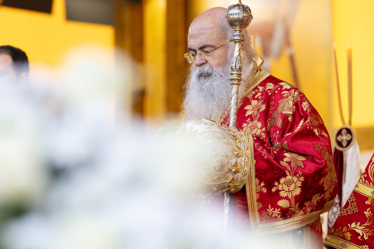 Mucenicul Dimitrie cinstit la București de Arhiepiscopul Ciprului 313314