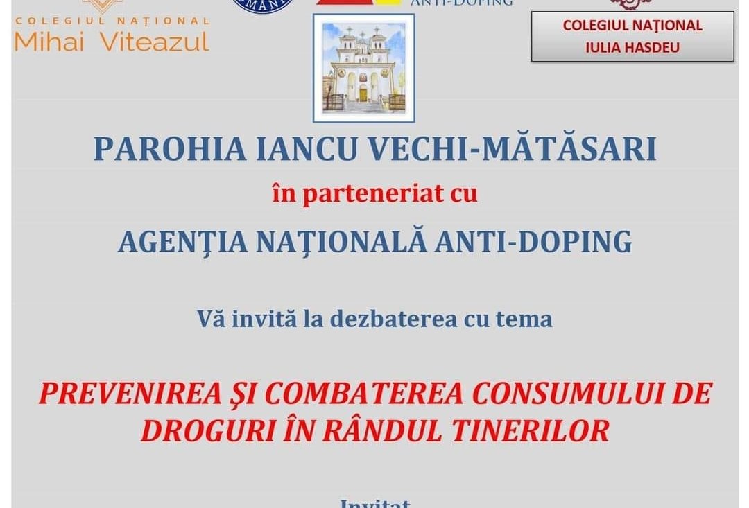 Dezbatere antidrog la Parohia Iancu Vechi-Mătăsari 315629