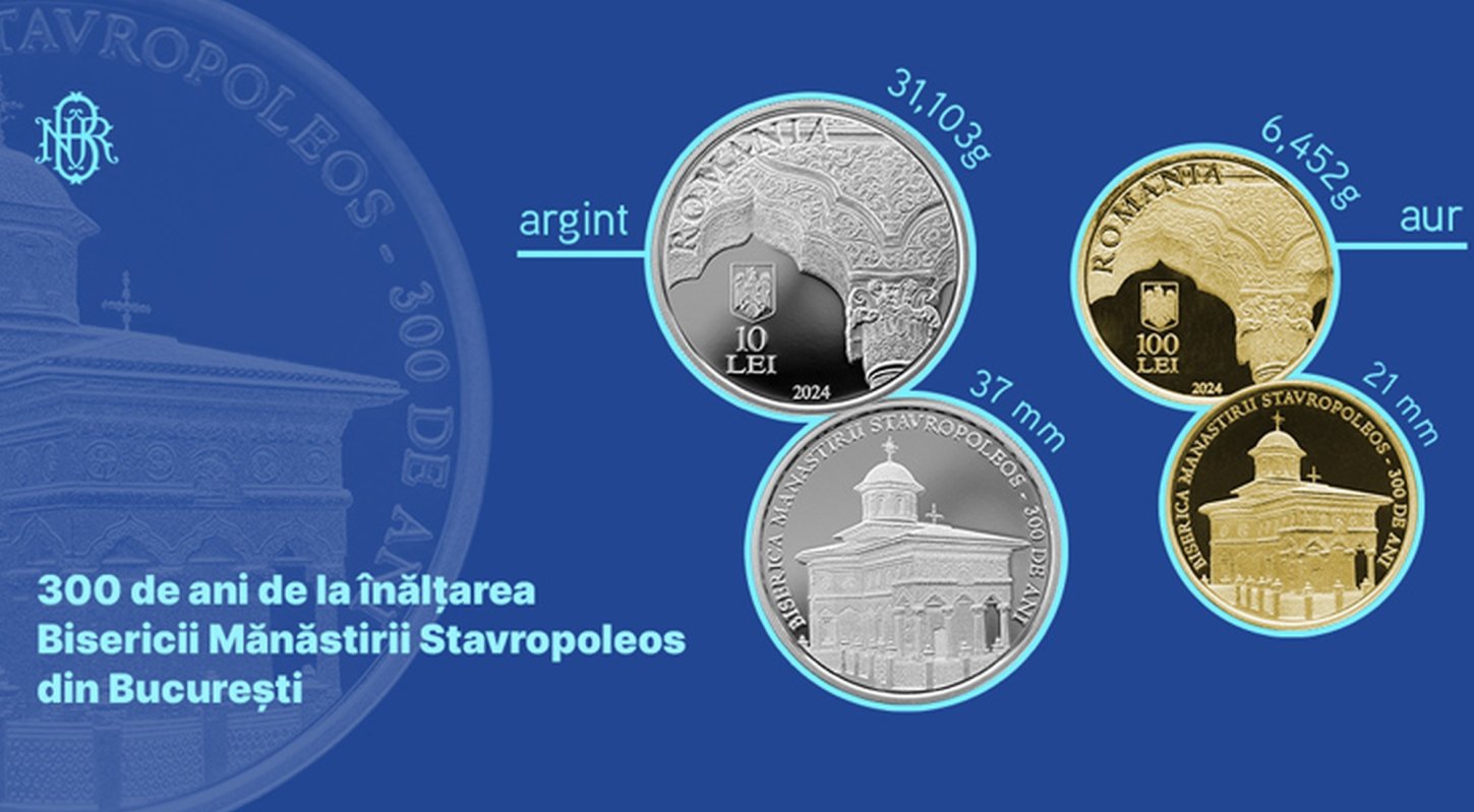 Monede BNR dedicate Mănăstirii Stavropoleos 316214