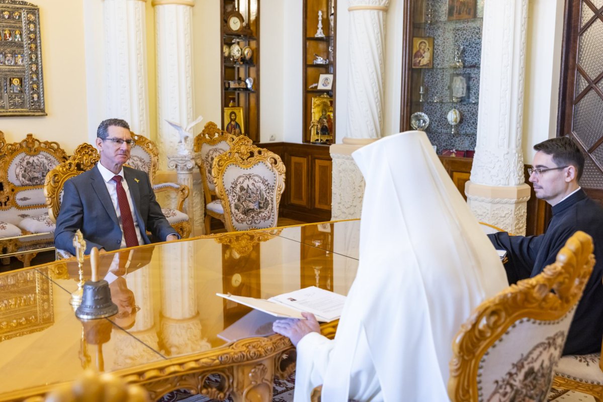 Ambasadorul Israelului, în vizită la Patriarhia Română 316760