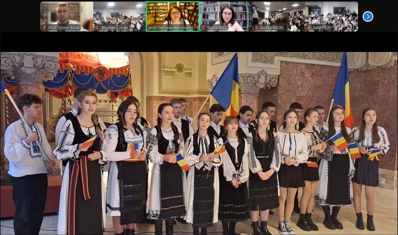 Proiect dedicat Zilei Naţionale a României realizat între tineri din Alba Iulia şi Paris 317090