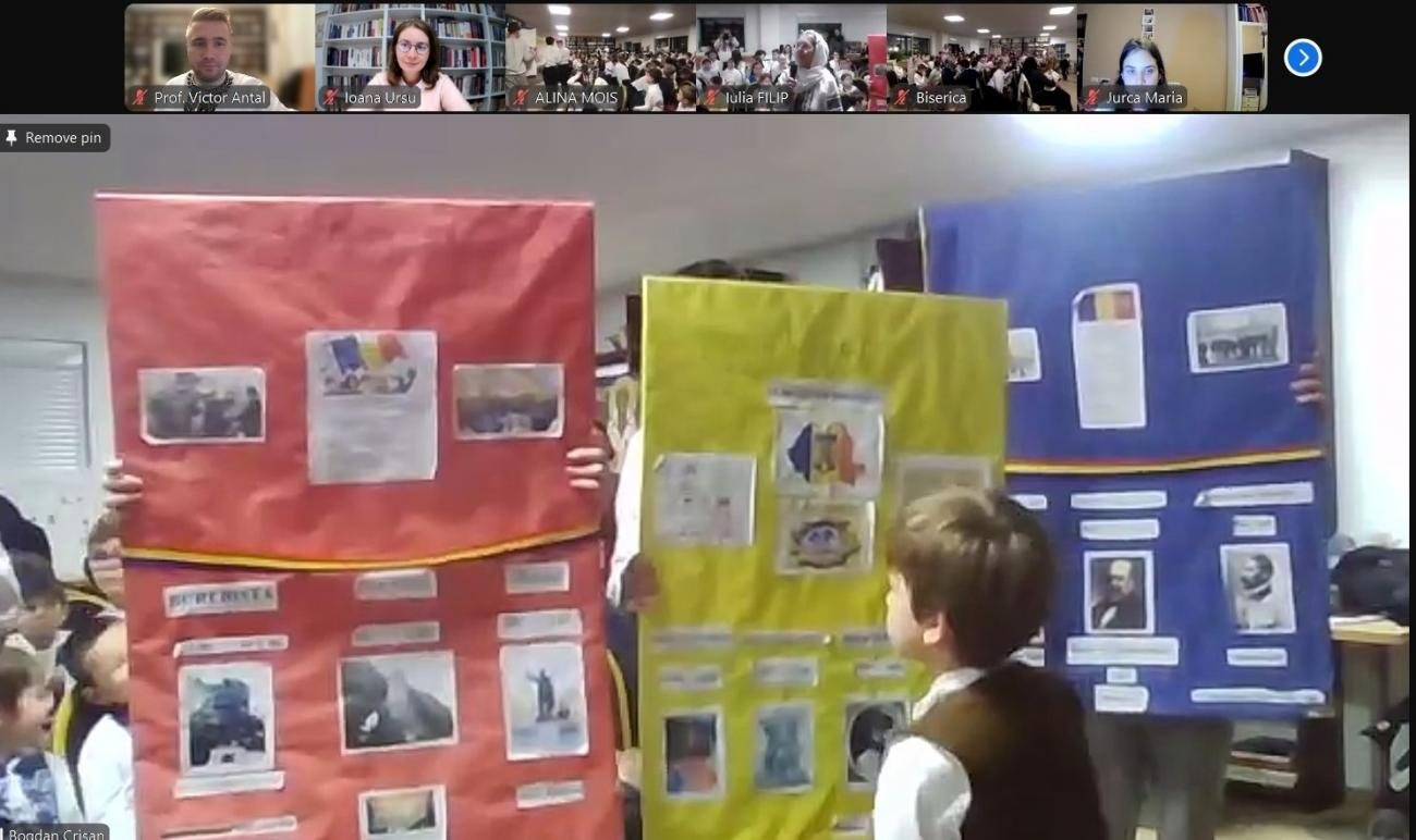 Proiect dedicat Zilei Naţionale a României realizat între tineri din Alba Iulia şi Paris 317094