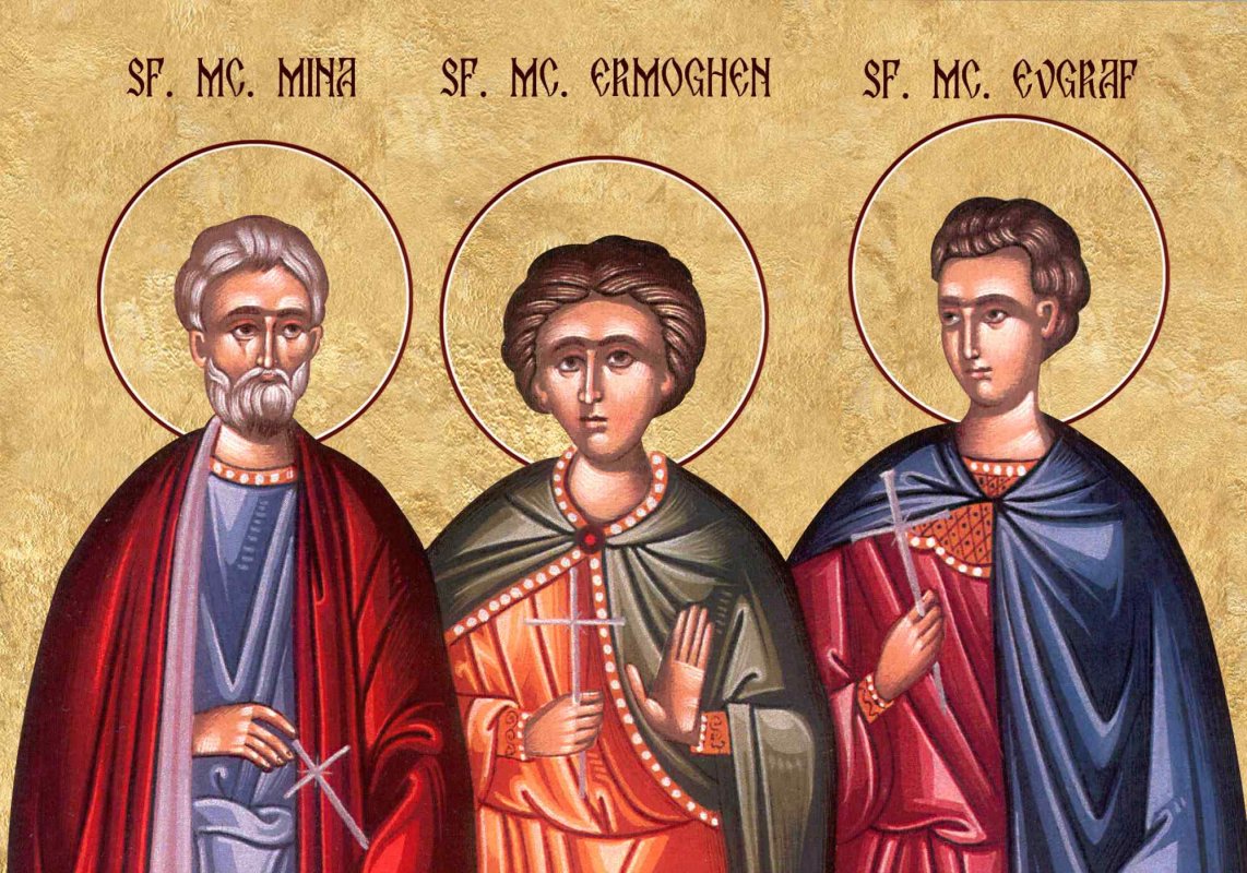 Sf. Mc. Mina, Ermoghen şi Evgraf  237011