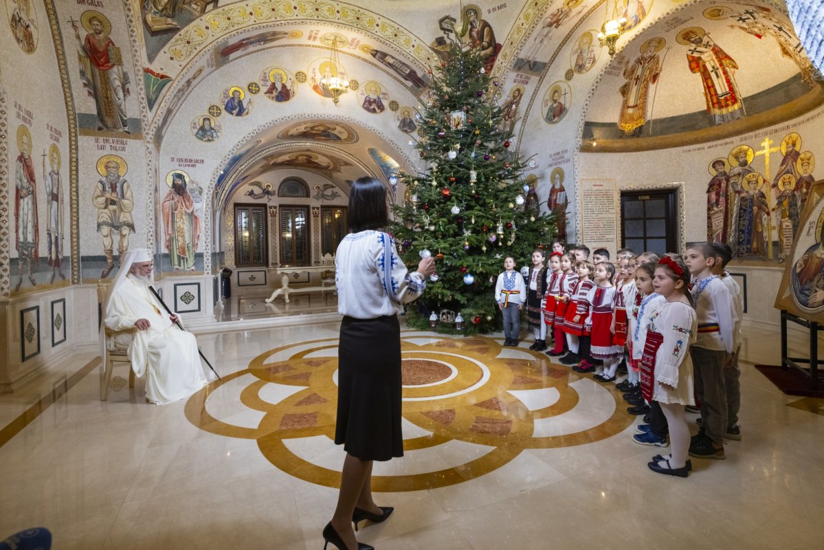Patriarhul României a fost colindat la Reședința Patriarhală 319304