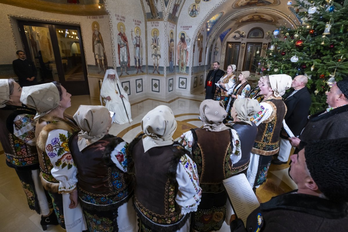 Patriarhul României a fost colindat la Reședința Patriarhală 319315