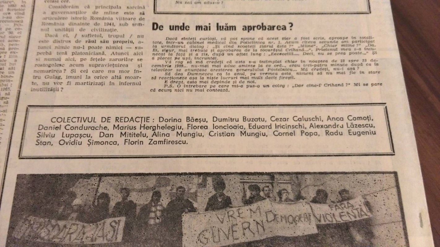 „Perioada romantică a presei s-a terminat după alegerile din 20 mai 1990” 318695