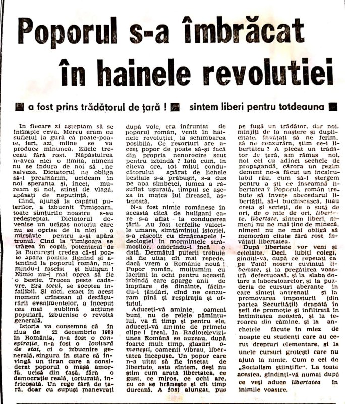 „Perioada romantică a presei s-a terminat după alegerile din 20 mai 1990” 318701