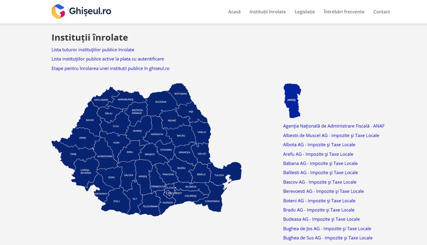 Plăți de taxe și impozite prin ghișeul.ro 321084