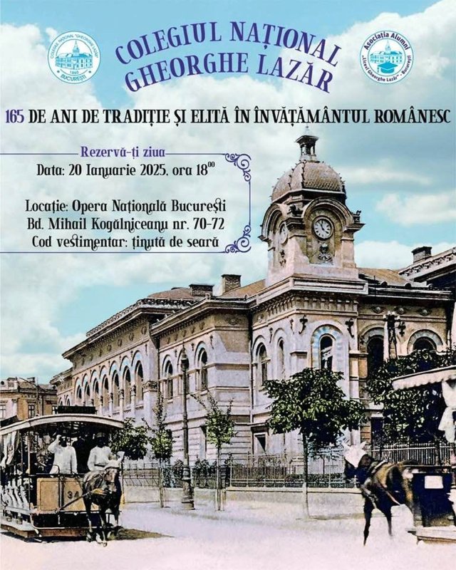 165 de ani de excelenţă la Colegiul Național „Gheorghe Lazăr” 321618