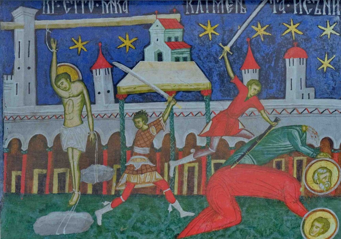 Sf. Sfinţit Mc. Clement, Episcopul Ancirei; Sf. Mc. Agatanghel; Sf. Părinţi de la Sinodul al VI-lea Ecumenic 284583