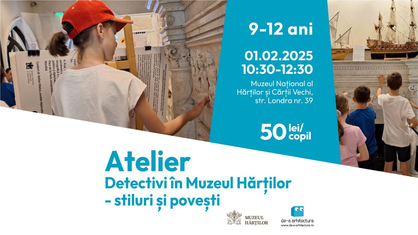 Atelier pentru copii la Muzeul Hărților 322178