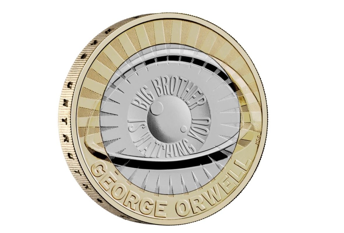 Monedă comemorativă dedicată lui George Orwell 323341
