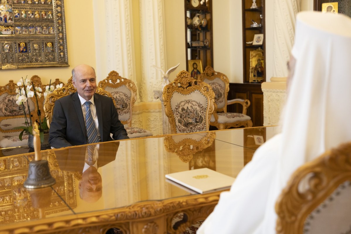 Ambasadorul Republicii Cehe în vizită de prezentare la Patriarhia Română 323753