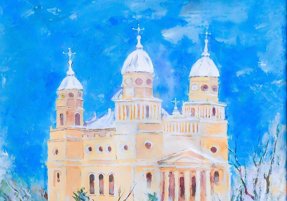 Meșterul acuarelei Constantin Radinschi a scoborât din ceruri printre ieșenii lui dragi 324530