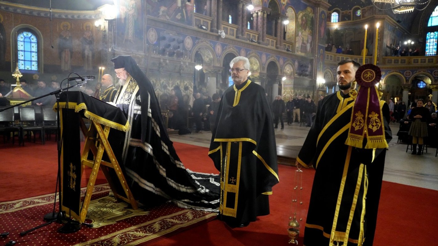 Slujba Pavecerniţei Mari în prima zi de post la Catedrala Mitropolitană din Sibiu 325090