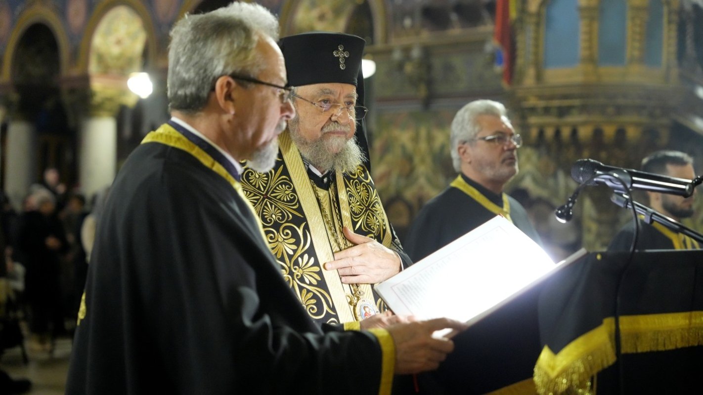 Slujba Pavecerniţei Mari în prima zi de post la Catedrala Mitropolitană din Sibiu 325094