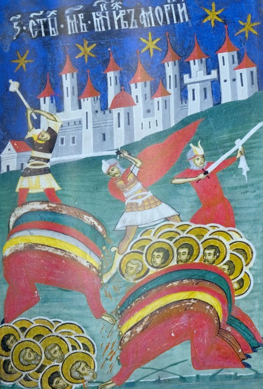 Sfinţii 42 de Mucenici din Amoreea; Aflarea Sfintei Cruci (Canonul Mare) 325259