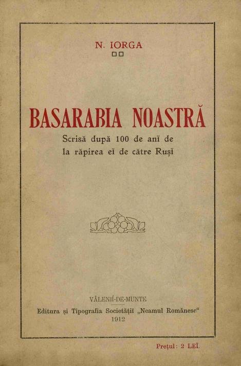 „Basarabia noastră” acum un veac şi ceva 326992